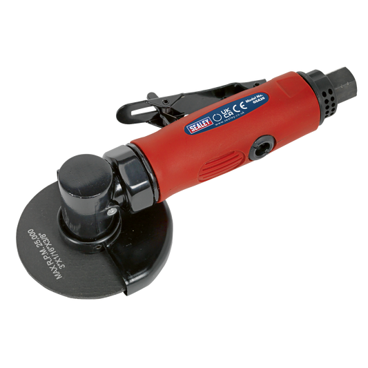 Sealey 75mm Straight Air Cut-Off Tool With 4-Position Air Valve 20000rpm GSA26