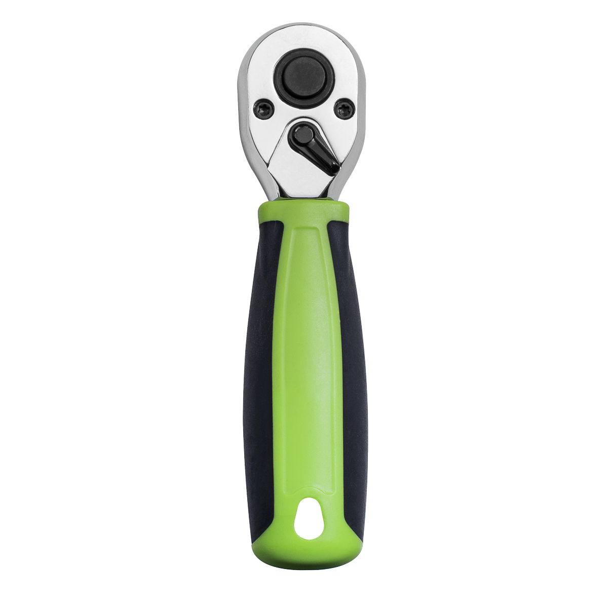 Sealey Ratchet Wrench 3/8" Square Drive Stubby Flip Reverse Pear Head S01259