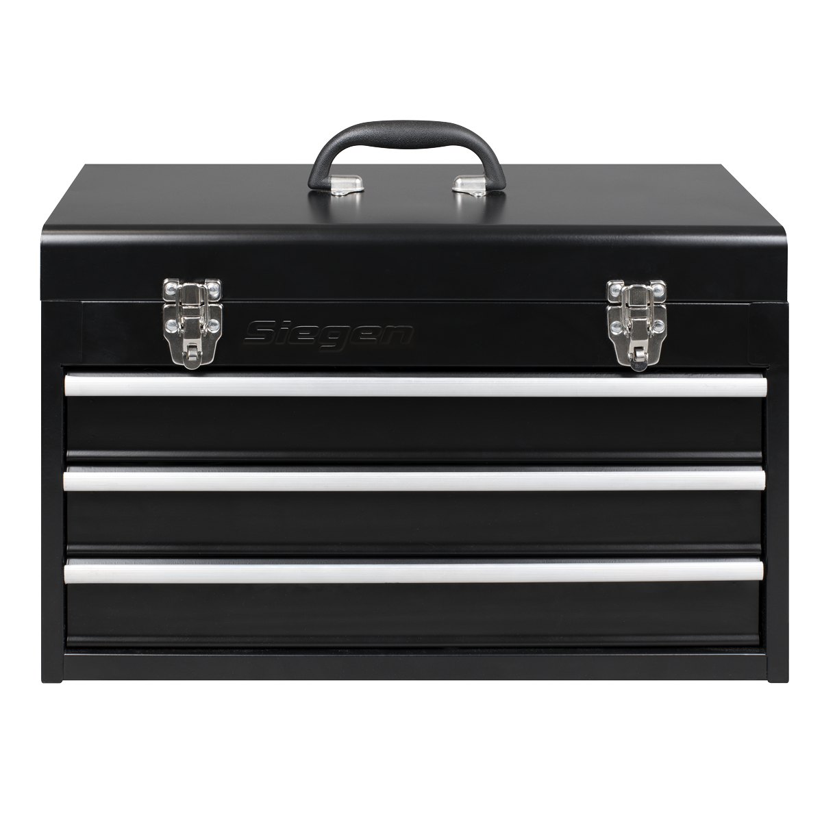 Siegen Portable Tool Chest 3 Drawer With 98 Pieces Tool Kit 1/4" 1/2" Tools