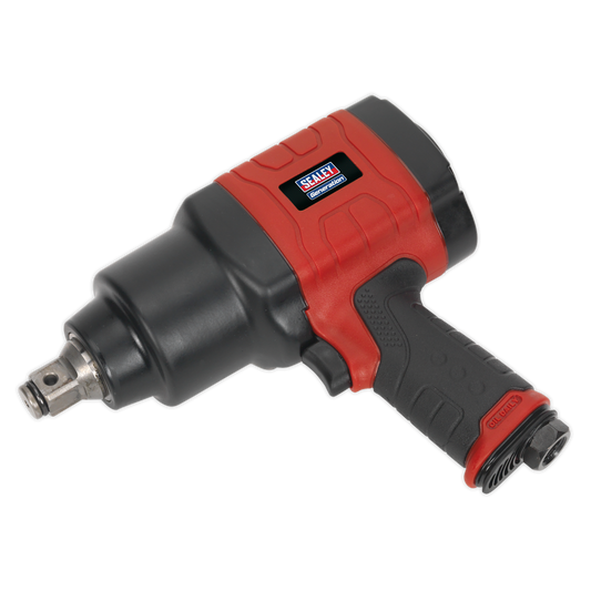 Sealey Composite Air Impact Wrench 3/4" Square Drive Twin Hammer GSA6004