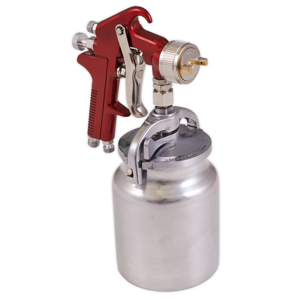 Sealey Suction Feed Spray Gun 2mm Set-Up Maintenance Tools Included S720