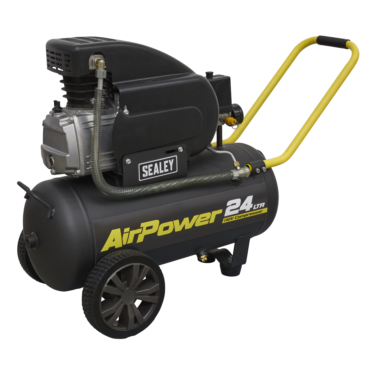 Sealey 24L Direct Drive Air Compressor 2hp 110V 116PSI 8 Bar SAC2420E110V