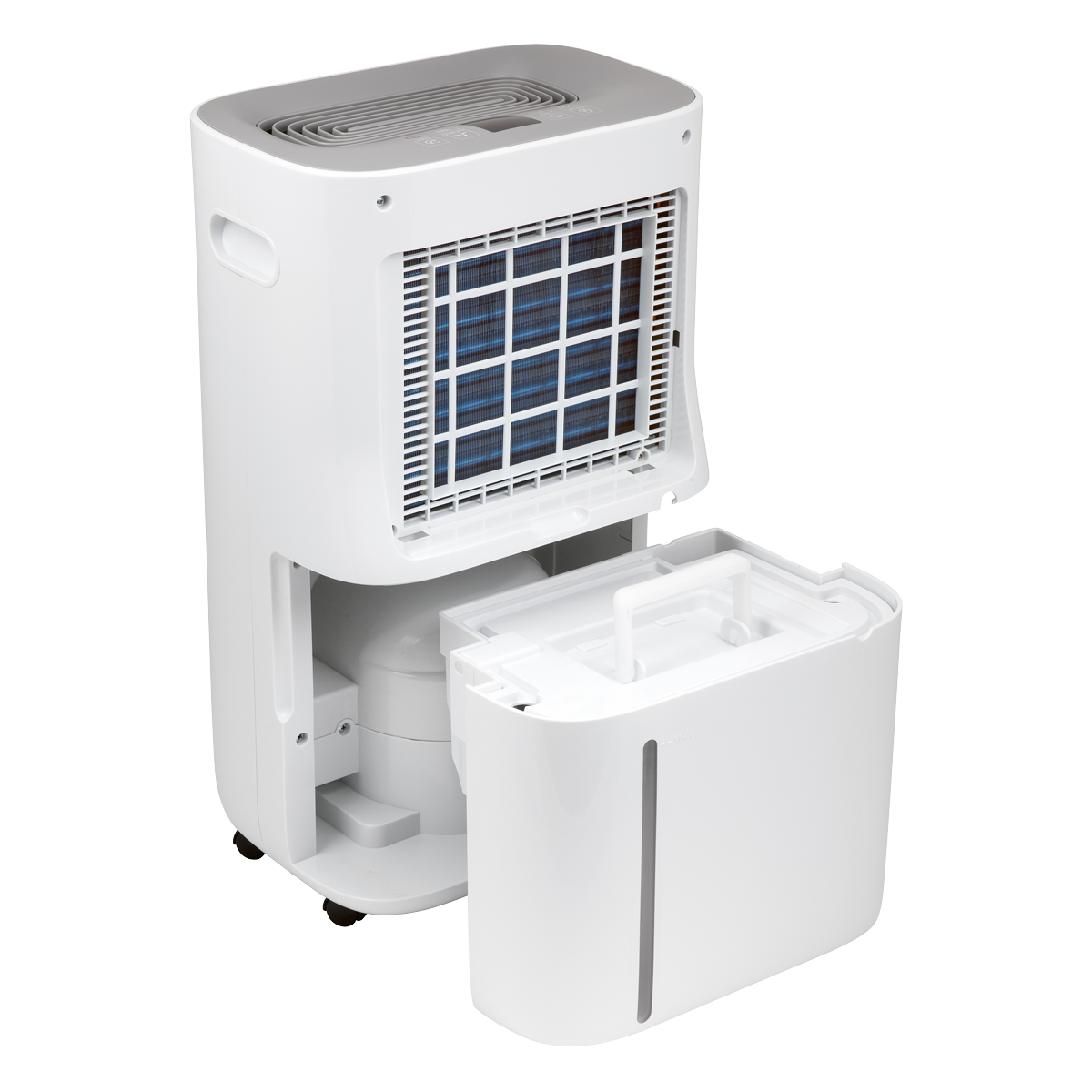 Sealey Portable Dehumidifier With Front Panel Indicator Light 20L White SDH20