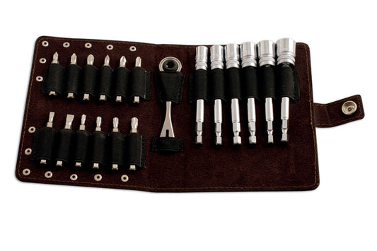 LASER 5068 Motorcycle Tool Kit 19 Pcs AllDrive Sockets Multi Profile Set