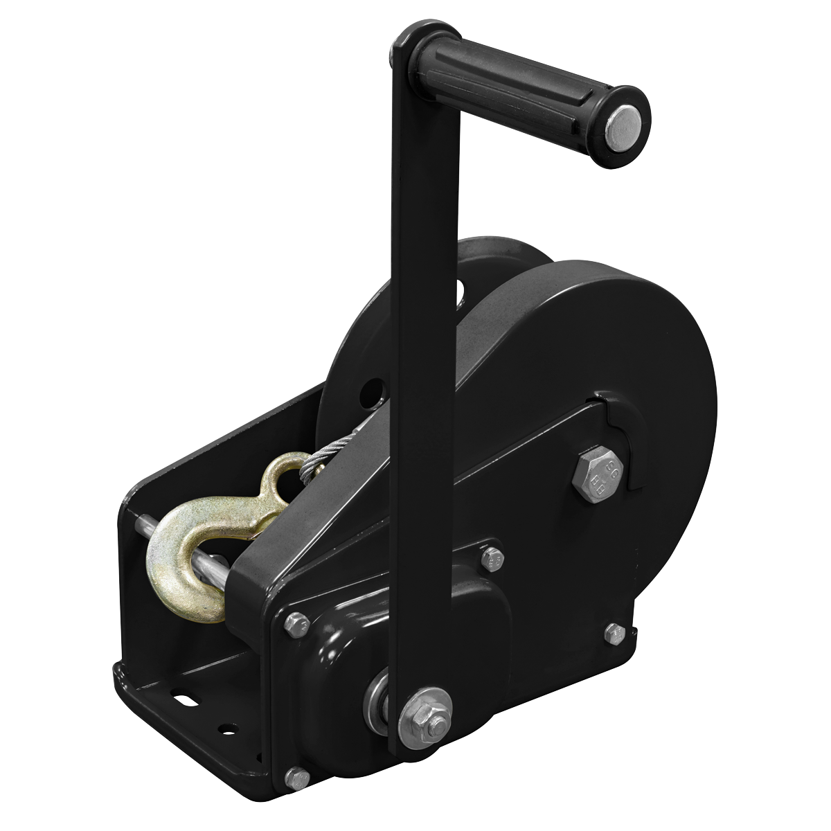 Sealey Geared Hand Winch With Brake & Cable 1130kg Capacity Heavy Duty GWC2500B