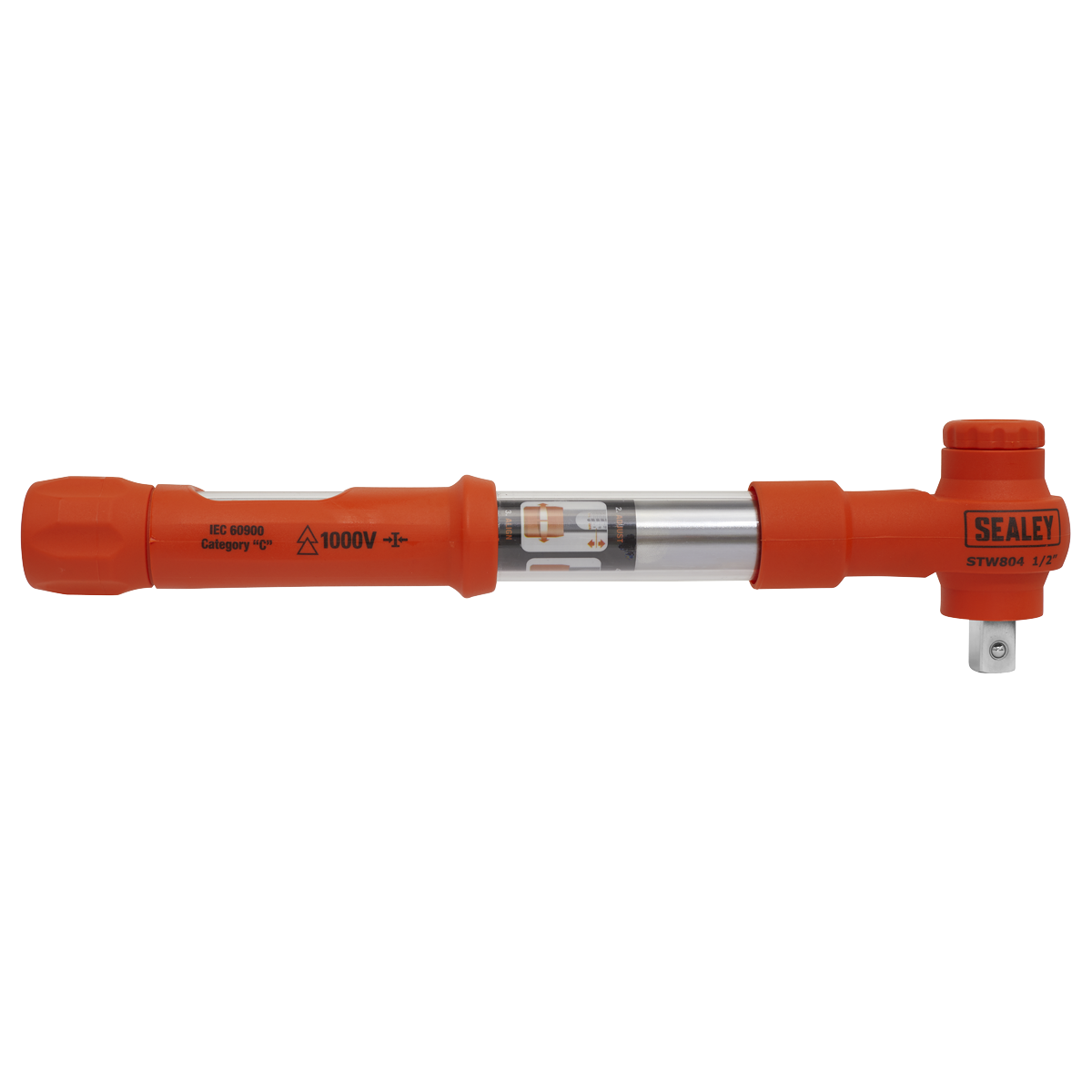 Sealey Torque Wrench Insulated 1/2" Square Drive 12-60Nm 60-Tooth STW804