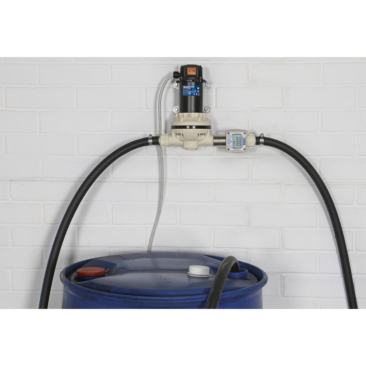 Sealey AdBlue Transfer Pump Portable 12V 2m Cables With Battery Clamps TP9912