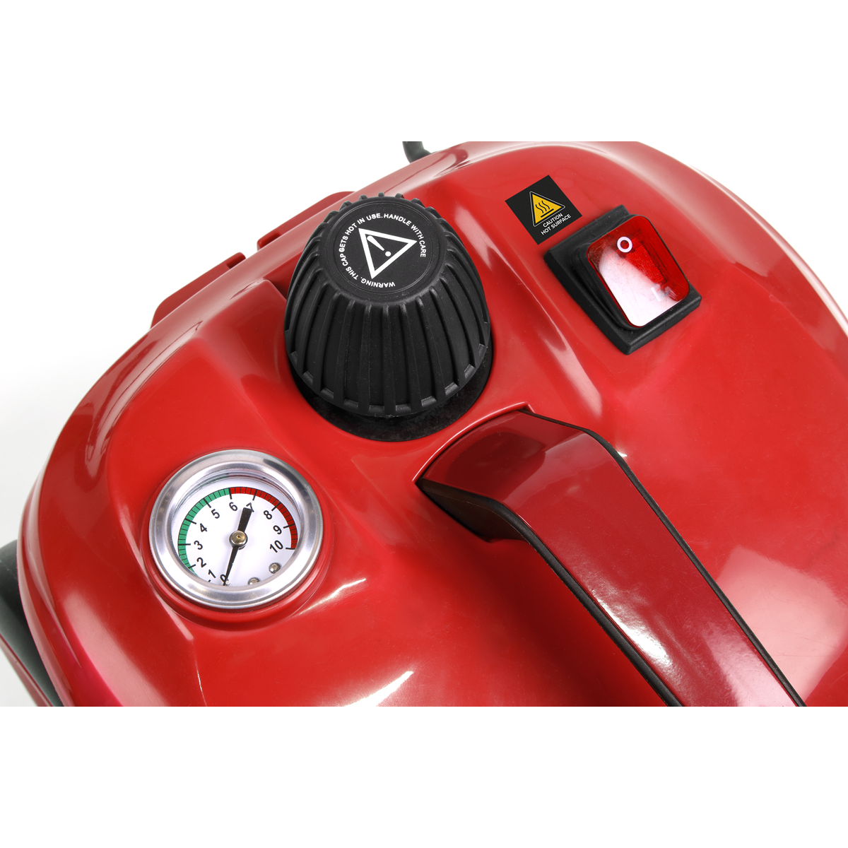 Sealey 2000W Steam Cleaner 2L Tank IP Rating IPX4 60°C - Red/Black VMSC01