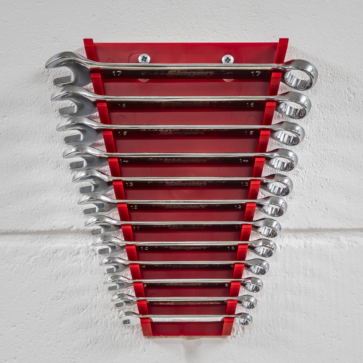 Sealey Premier Spanner Rack 12 Capacity 230mm Long Hand Tool Storage WR04