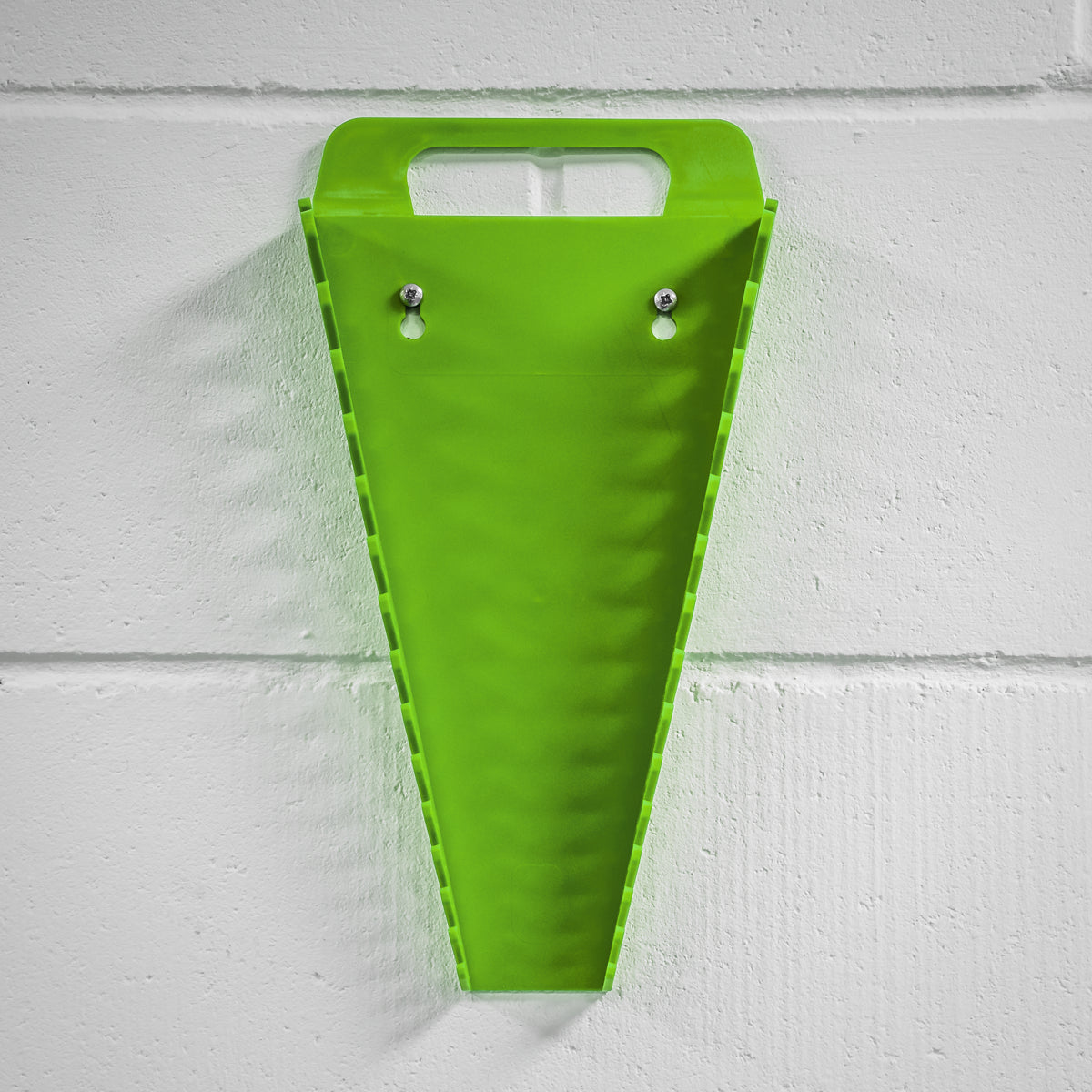 Sealey Premier Spanner Rack 15 Capacity Hi Vis Green Hand Tool Storage WR08HV