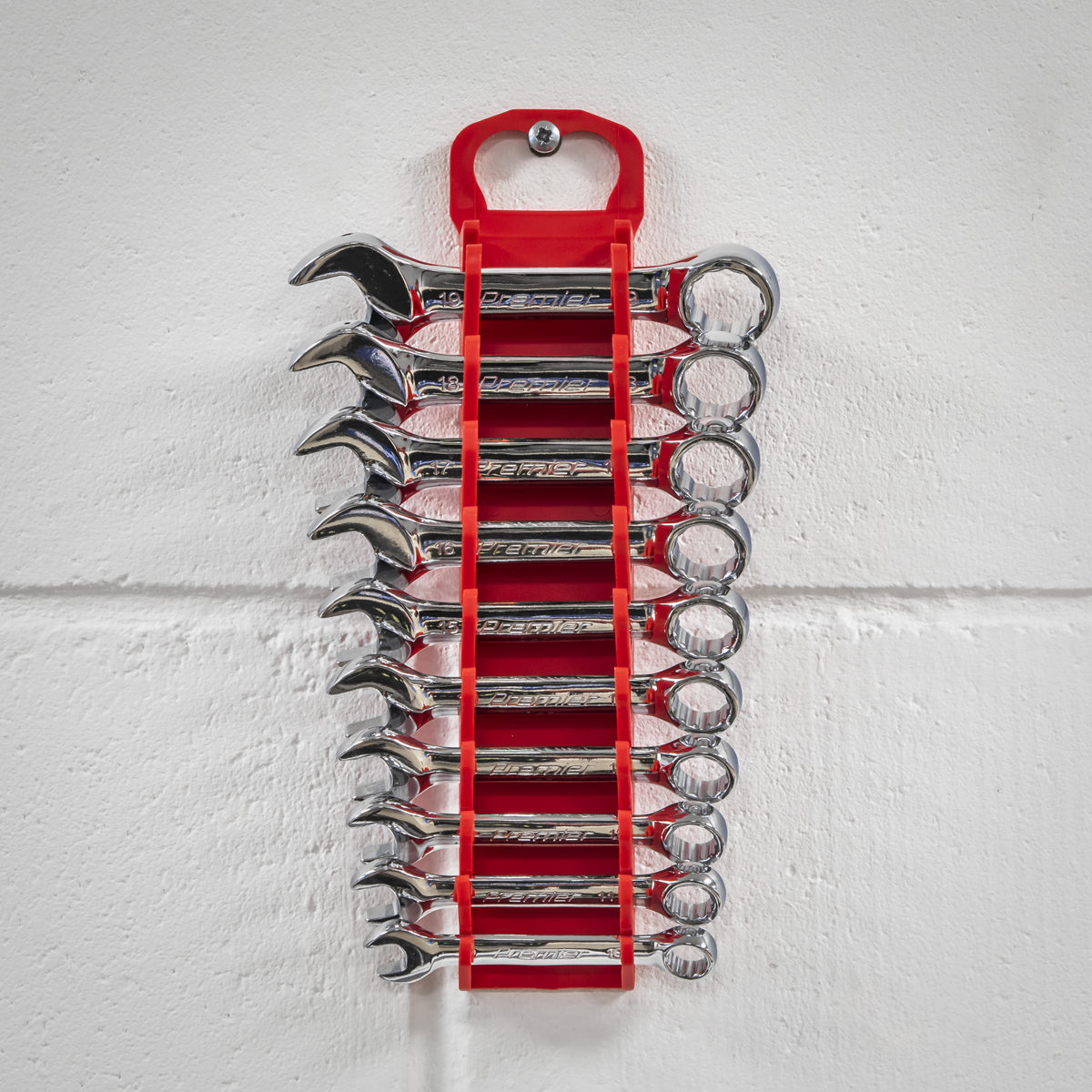 Sealey Spanner Rack Capacity 10 Stubby Spanners Solvent & Fuel Resistant WR10