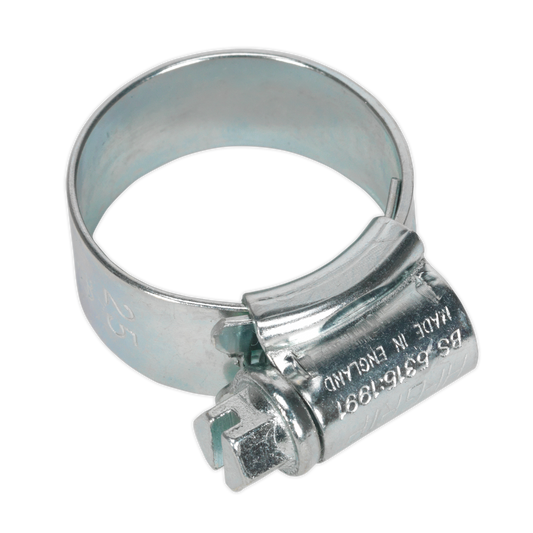 Sealey Hi Grip Hose Clips 20 Pieces Zinc Plated 17mm - 25mm 0.67" - 0.98" HCJ0X