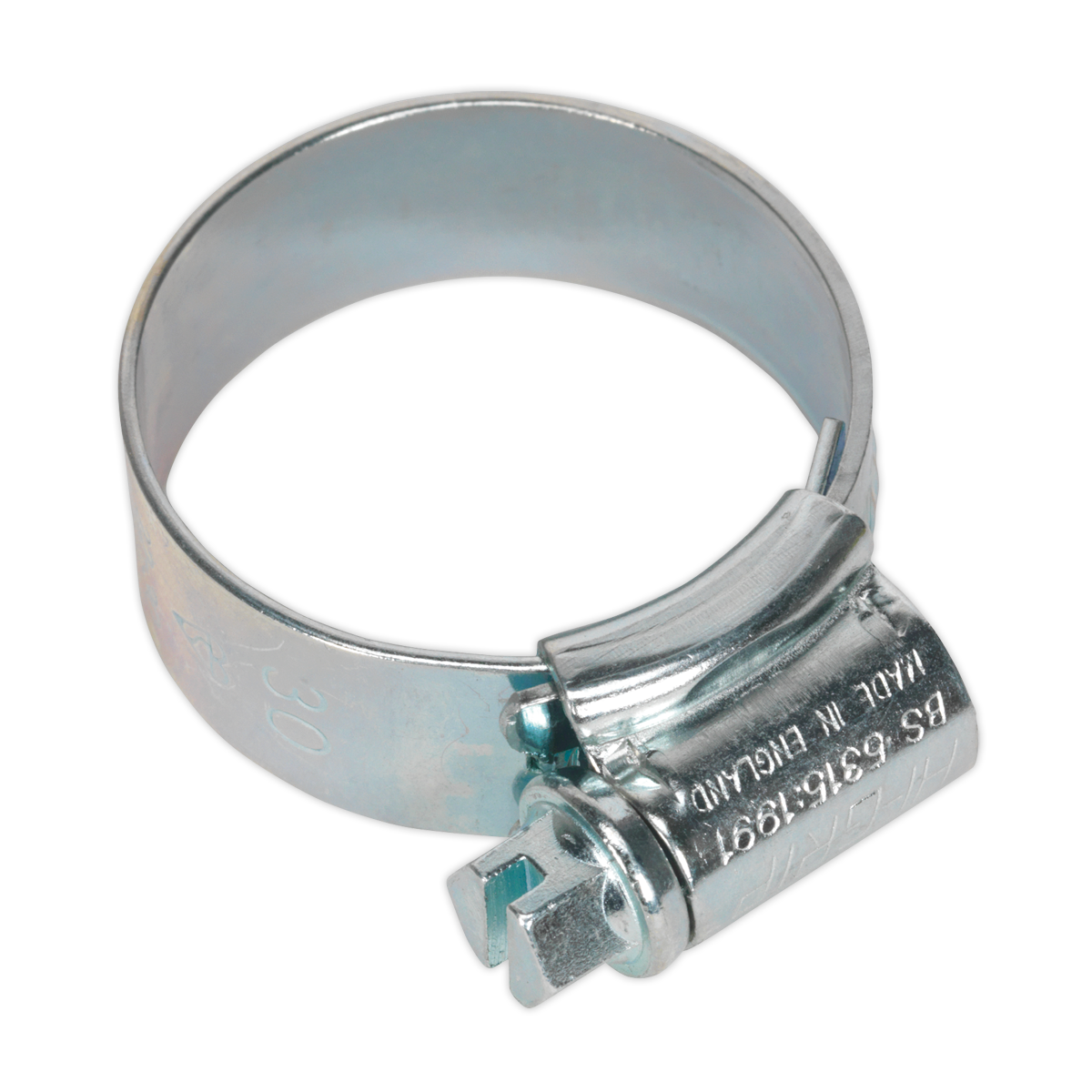 Sealey Hi Grip Hose Clips 20 Pieces Zinc Plated 22mm - 30mm 0.87" - 1.18" HCJ1A
