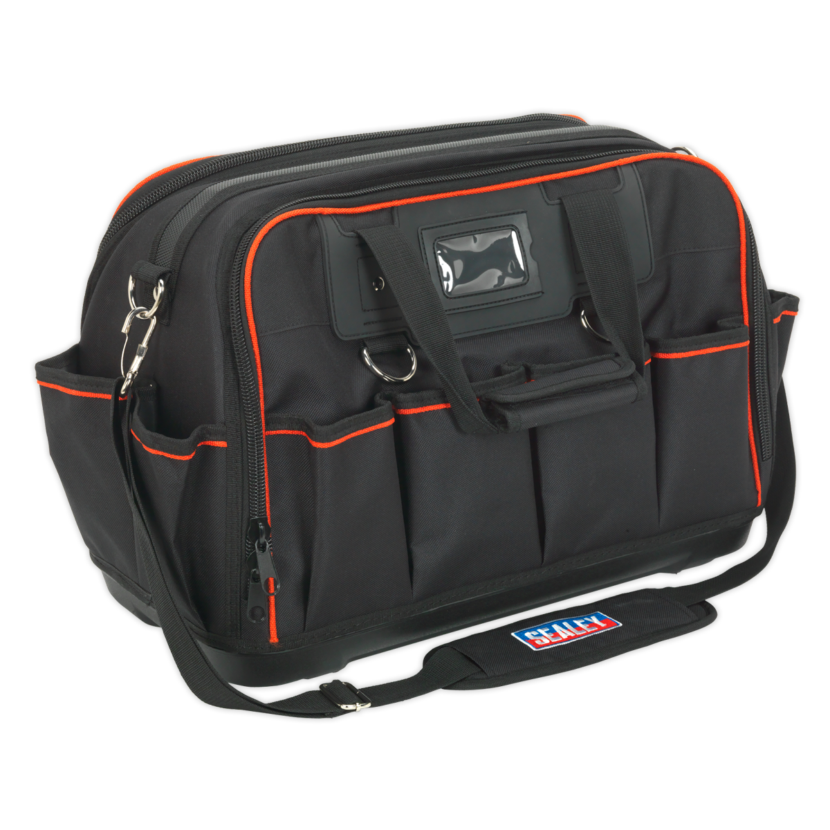 Sealey Tool Storage Bag With 24 Pockets 500mm Heavy Duty - Red/Black AP513