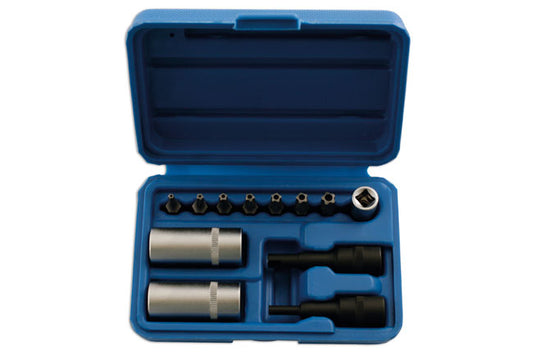 LASER 5085 A/C Unit Service Nozzle Adapter Set Steel R134A Compatible Air Con