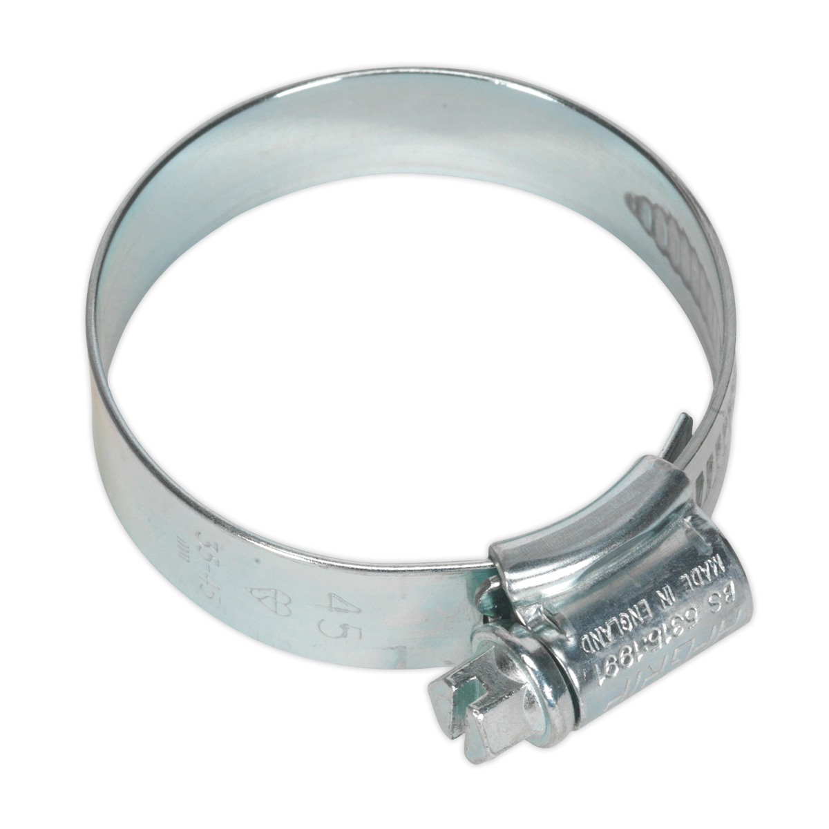 Sealey Hi Grip Hose Clips 20 Pieces Zinc Plated 35mm - 45mm 1.38" - 1.77" HCJ245