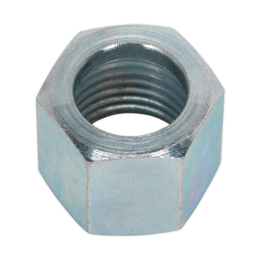 Sealey Union Nut For AC46 Coned Tailpiece 1/4" BSP Silver Pack of 3 Pieces AC52