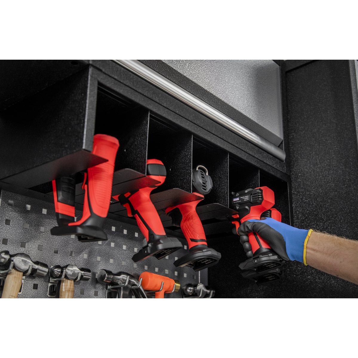 Sealey Modular Power Tool Rack Durable 680mm Suitable For APMS53 APMS65 APMS69