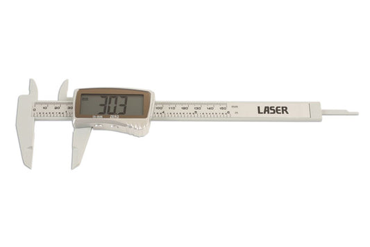 LASER 5087 Vernier Caliper 150mm 6" Digital Metric Imperial Auto Shut Off Gauge