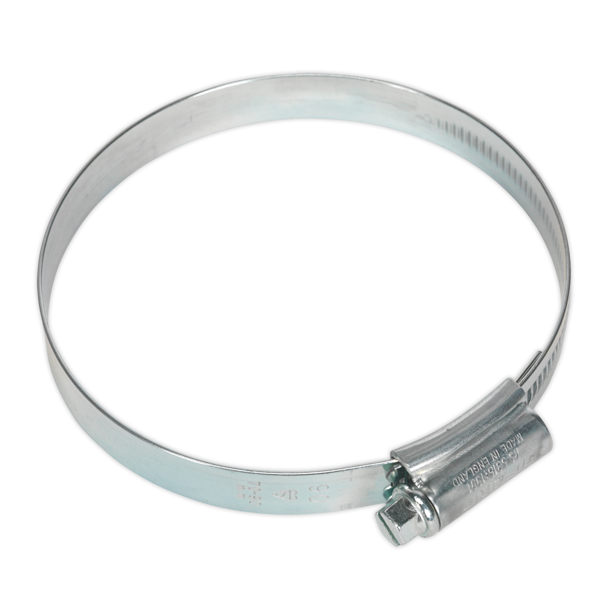 Sealey Hi Grip Hose Clips 10 Pieces Zinc Plated 70mm - 90mm 2.75" - 3.54" HCJ4