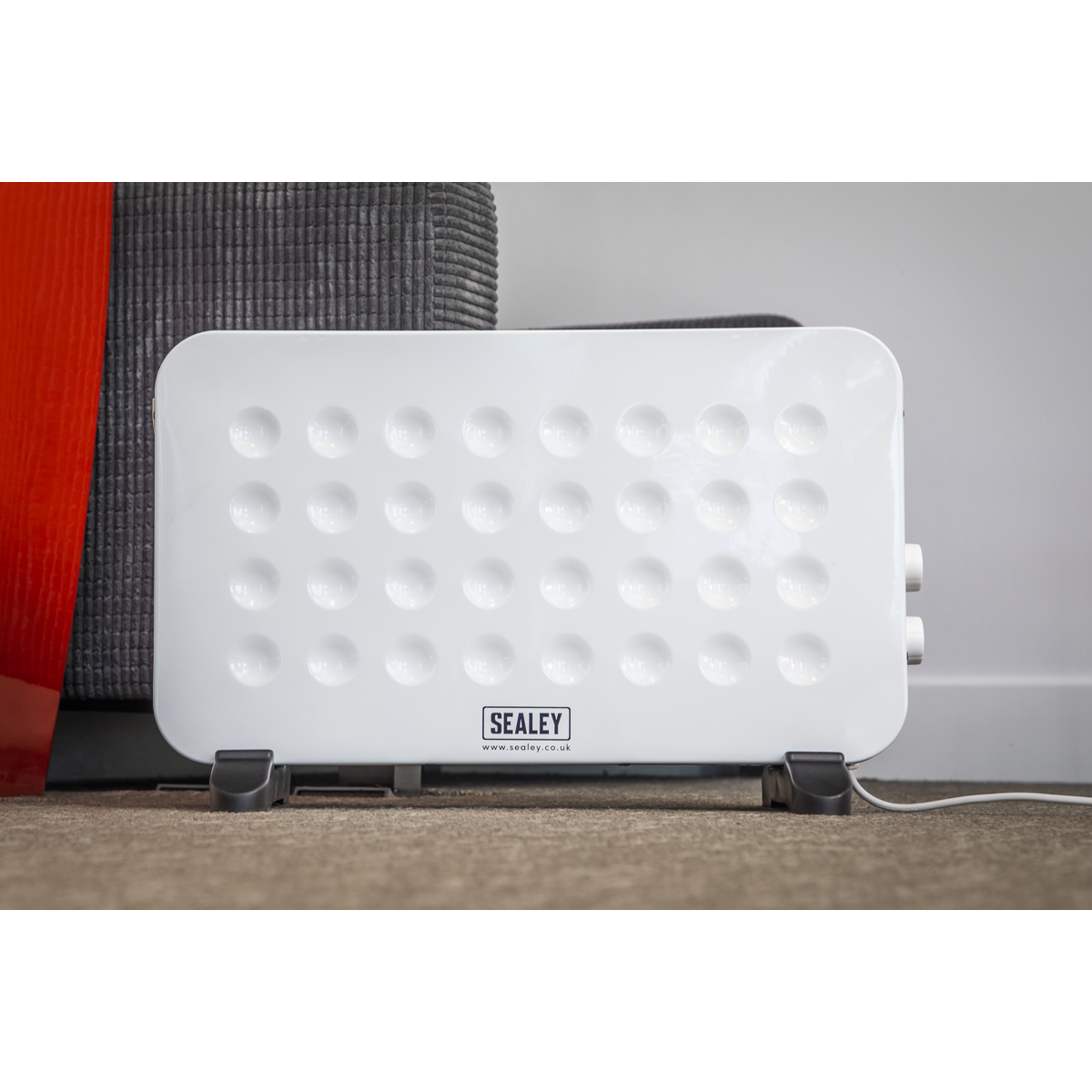 Sealey Convector Heater With Hard-Wearing Feet & 3-Pin Plug 2000W/230V CD2013