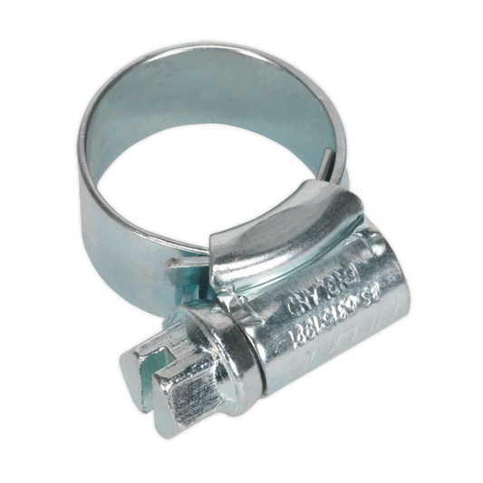Sealey Hi Grip Hose Clips 30 Pieces Zinc Plated 11mm - 16mm 0.43" - 0.63" HCJM00