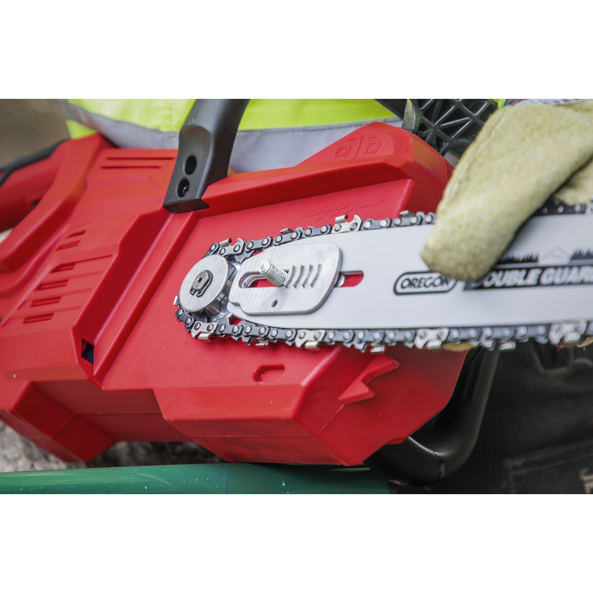Sealey 20V SV20 Series 25cm Cordless Chainsaw Kit - 2 Batteries CP20VCHSKIT