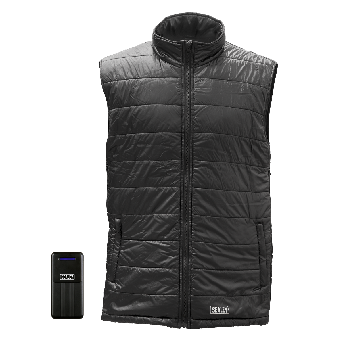 Sealey 5V Heated Puffy Gilet - 44" to 52" Chest With Power Bank 20Ah HG02KIT
