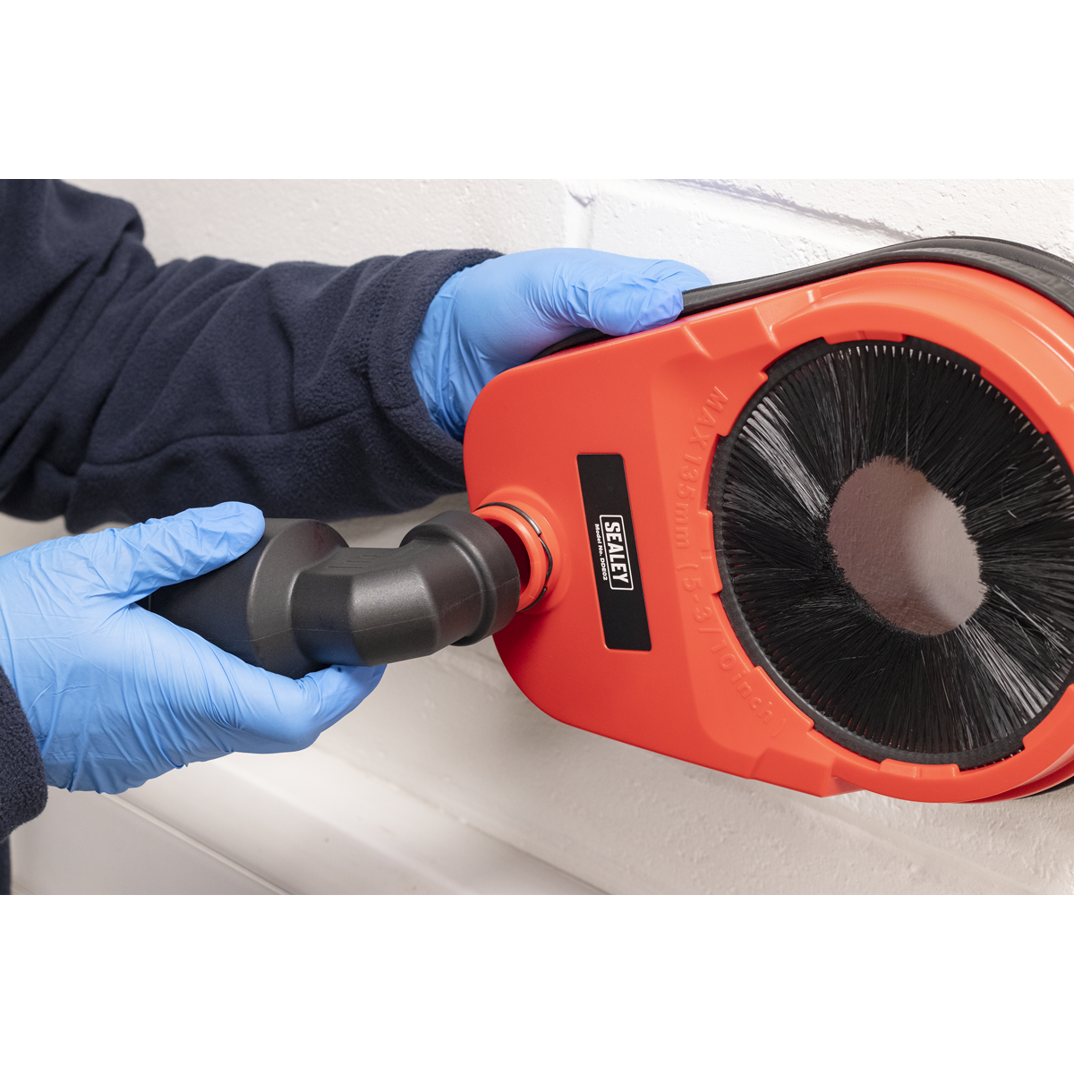 Sealey Ø135mm Drill Dust Extractor Nozzle Fits Ø27mm & Ø58mm Hoses DDE02