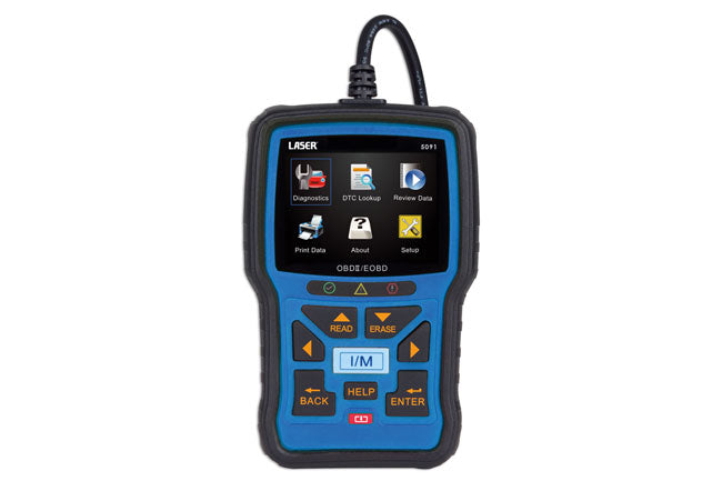LASER 5091 OBDII/EOBD Code Reader & Reset Tool With Live Data and Freeze Frame