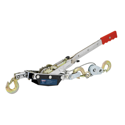 Sealey Hand Power Puller With Ratchet Safety Device 1500kg Capacity HP1500
