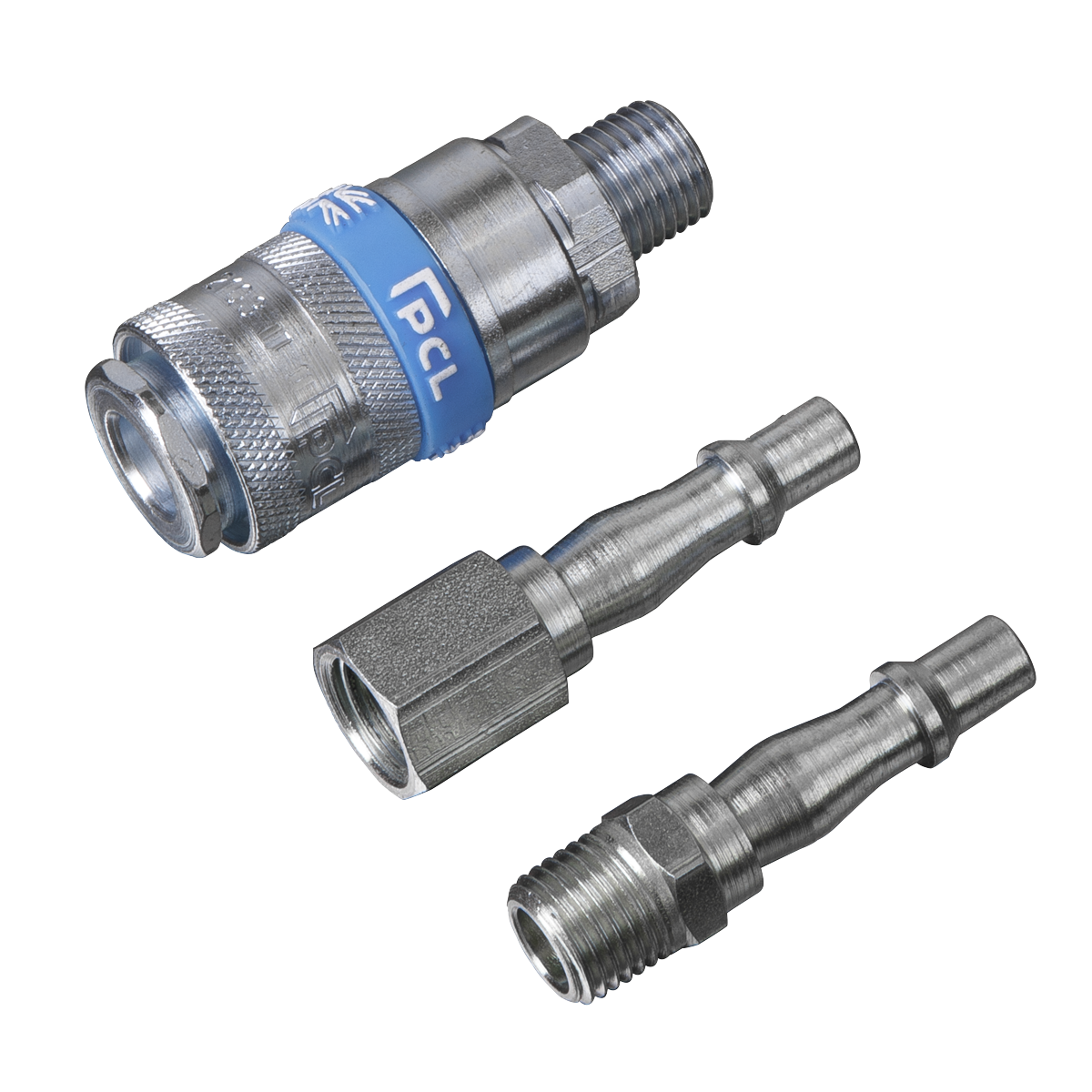 Sealey 1/4" BSP Air Tool Coupling Kit For Wrenches Sanders & Grinders AC60