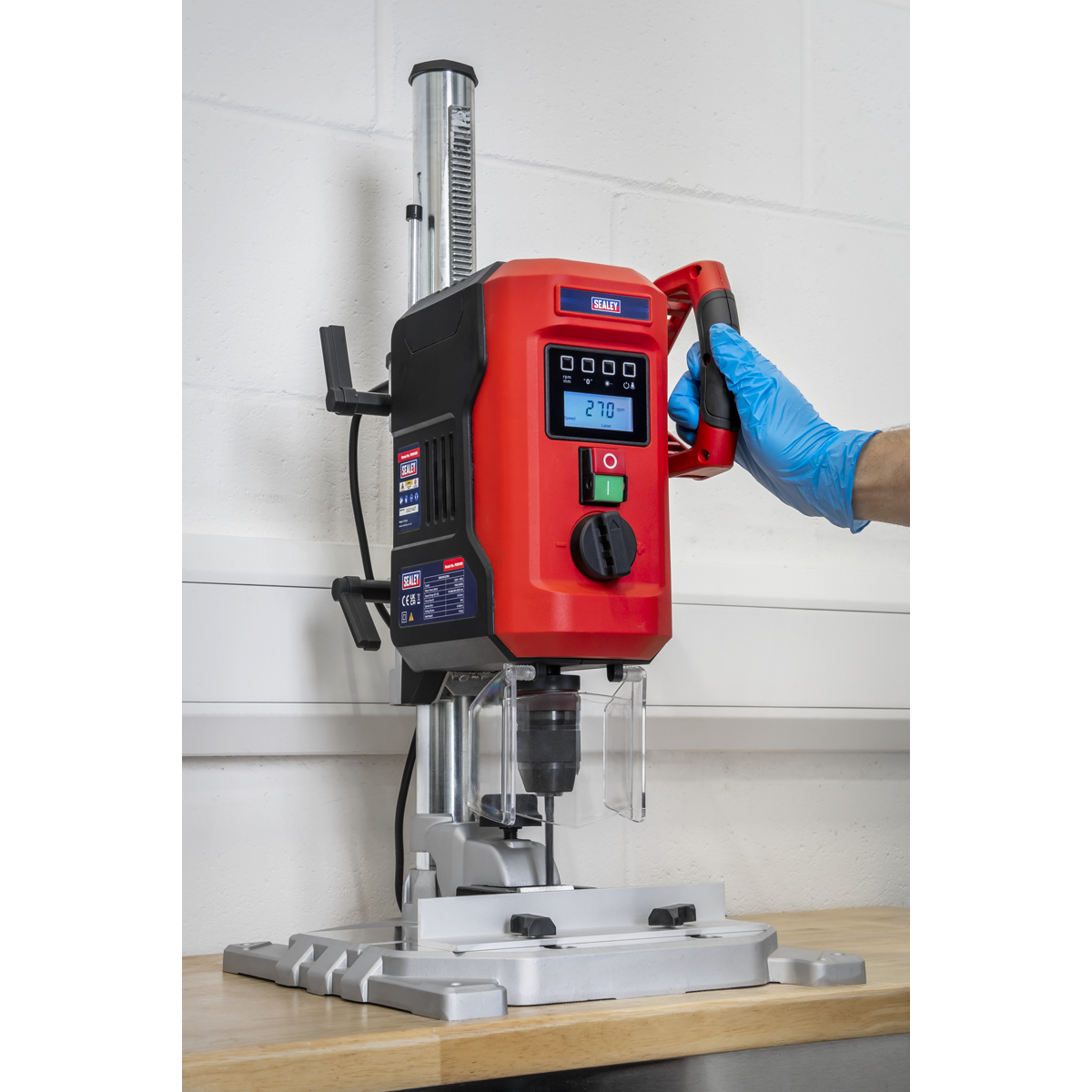 Sealey Bench Mounting Pillar Drill With Digital Display & Laser Guide 720W