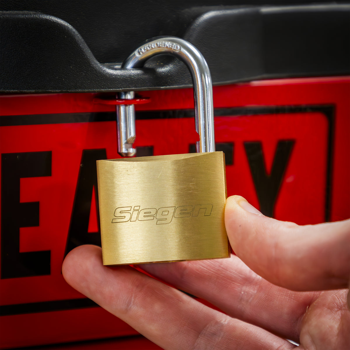 Sealey Brass Body Padlock With Brass Cylinder Keyed Alike Pack of 4 Pieces S0992