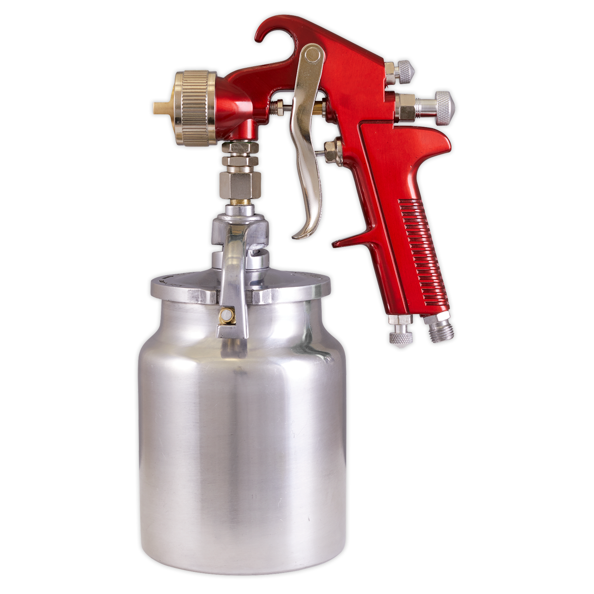 Sealey Suction Feed Spray Gun 2mm Set-Up Maintenance Tools Included S720