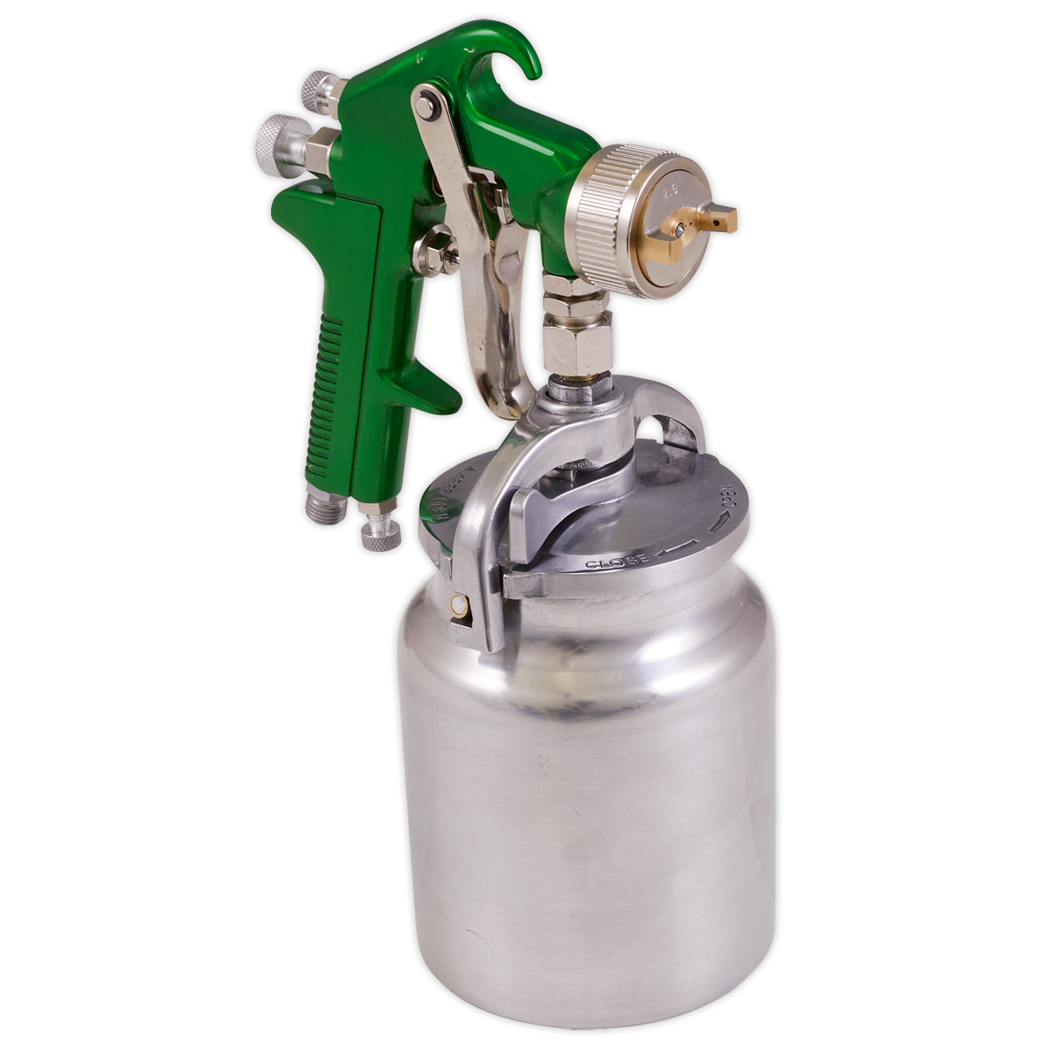 Sealey Suction Feed Spray Gun 2.5mm Set-Up Maintenance Tools Included S725