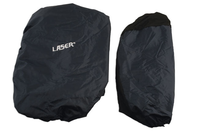 LASER 5108 Rear Seat Protector Cover 2pc Waterproof Polyester PU Backing