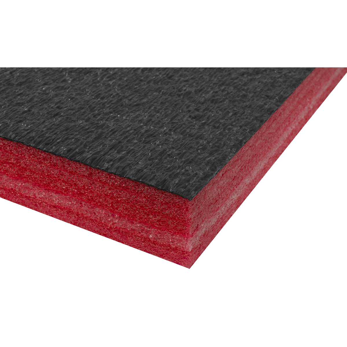 Sealey Easy Peel Shadow Foam Polyethylene Red/Black 1200 x 550 x 50mm SF50R