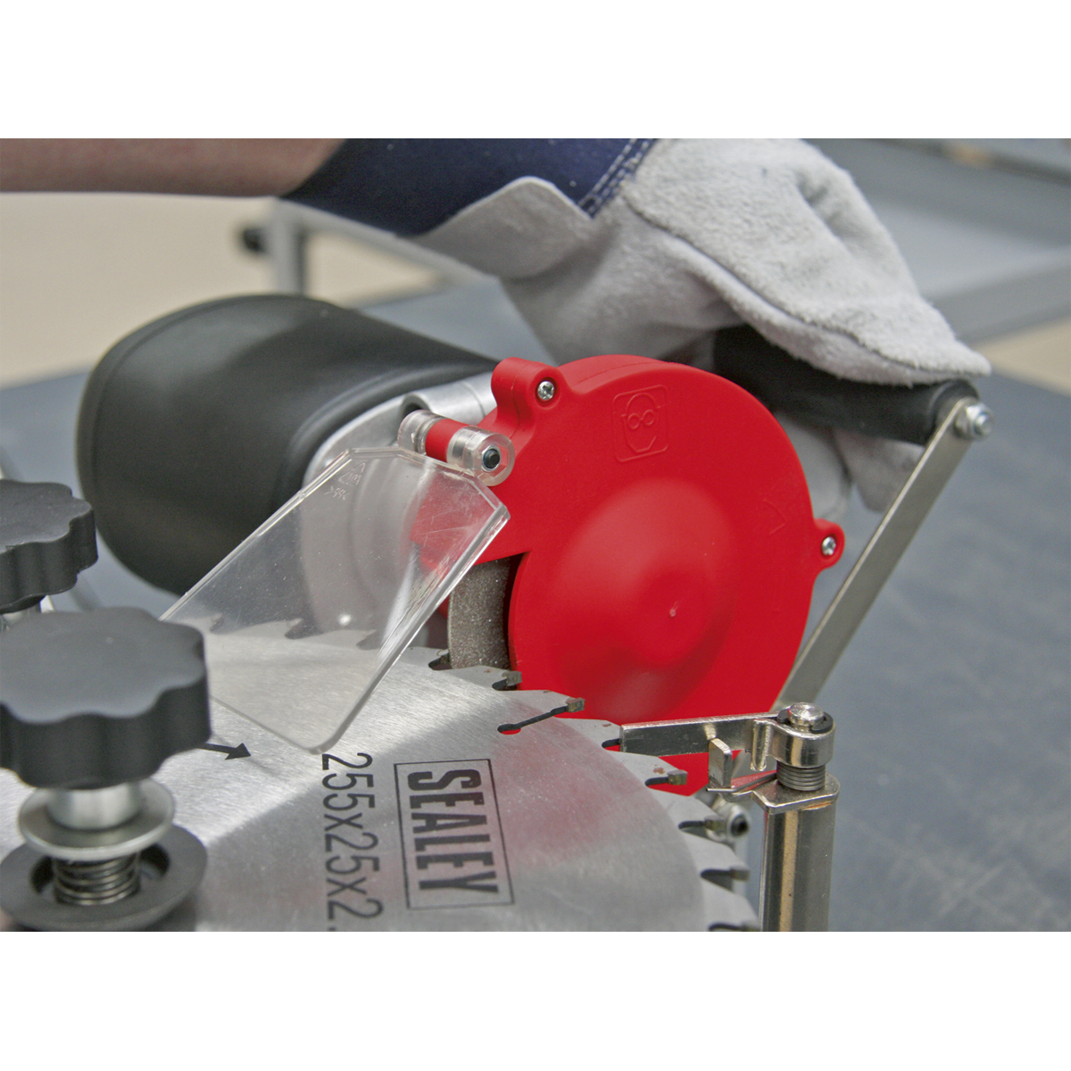 Sealey Bench Mounting Saw Blade Sharpener Easy-To-Use 110W 230V 5300RPM SMS2003