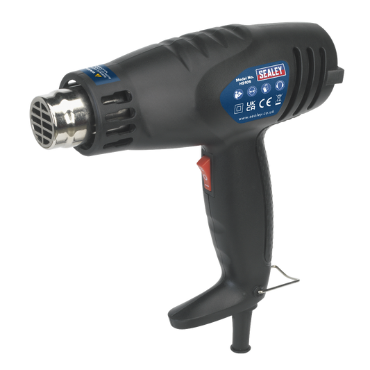 Sealey Hot Air Gun 1600W 2-Speed 375C 500C For Paint Stripping Soldering HS105