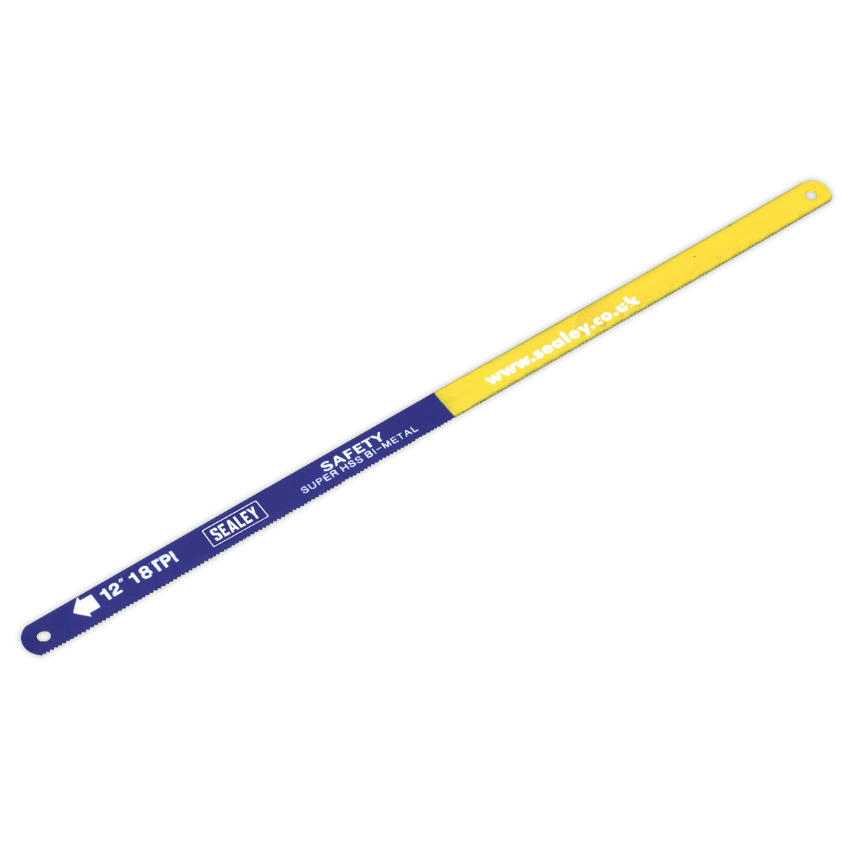 Sealey Hacksaw Blade 300mm HSS Flexible Bi-Metal 18TPI Pack of 10 Pieces HSB1018