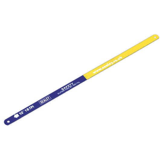 Sealey Hacksaw Blade 300mm HSS Flexible Bi-Metal 18TPI Pack of 10 Pieces HSB1018