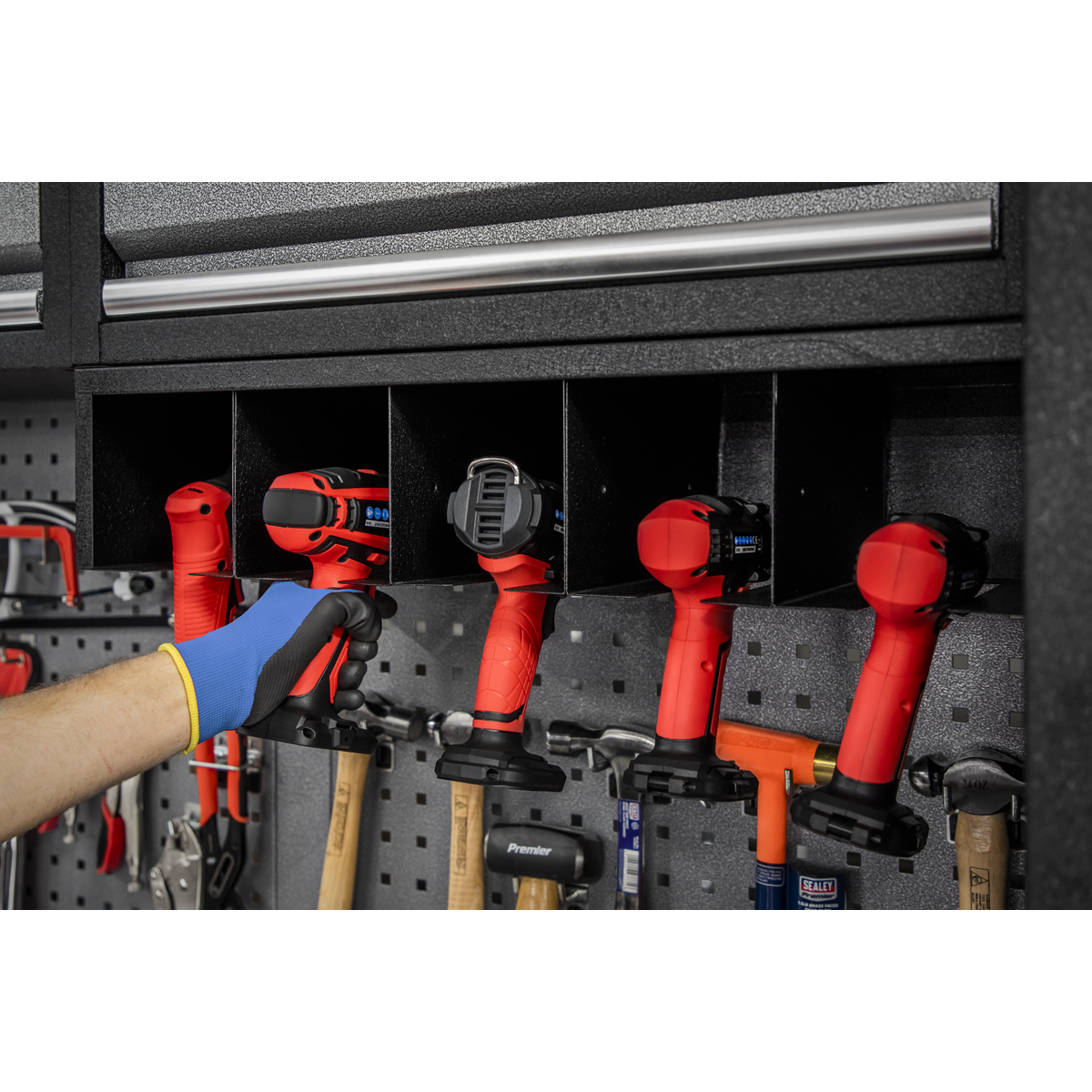 Sealey Modular Power Tool Rack Durable 680mm Suitable For APMS53 APMS65 APMS69