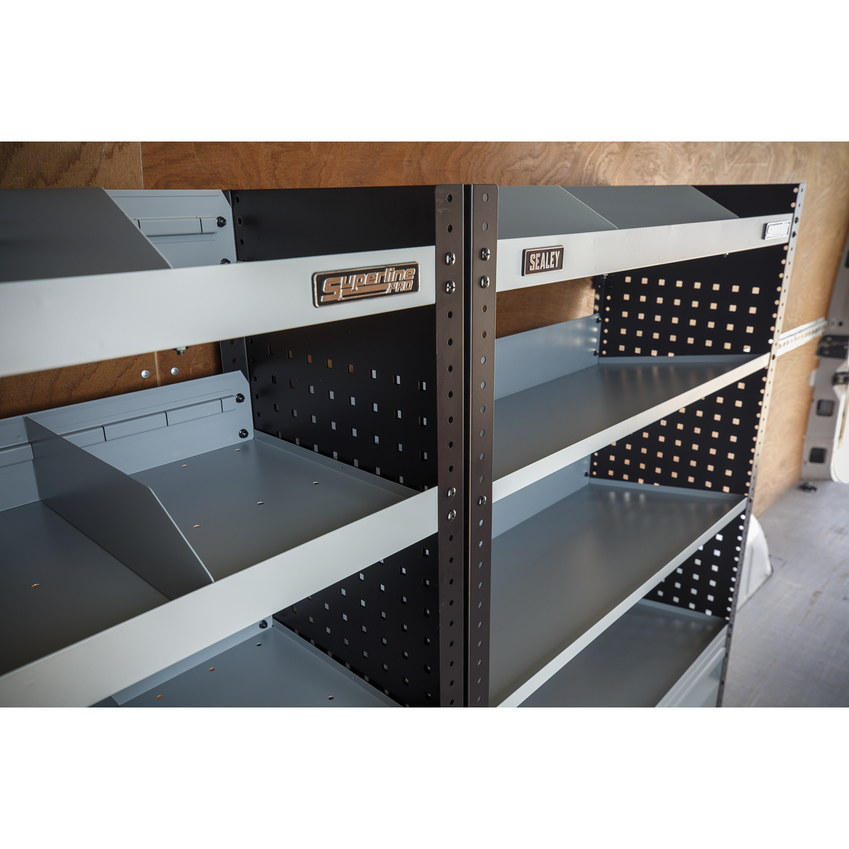 Sealey Modular Slanted Shelf Van Tool Storage Unit Robust Steel 925mm APMSV02