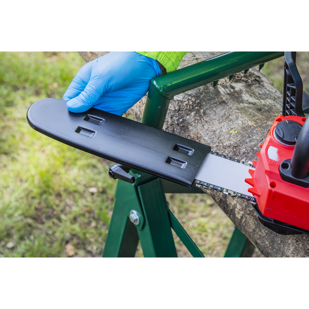 Sealey 20V SV20 Series 25cm Cordless Chainsaw Kit - 2 Batteries CP20VCHSKIT