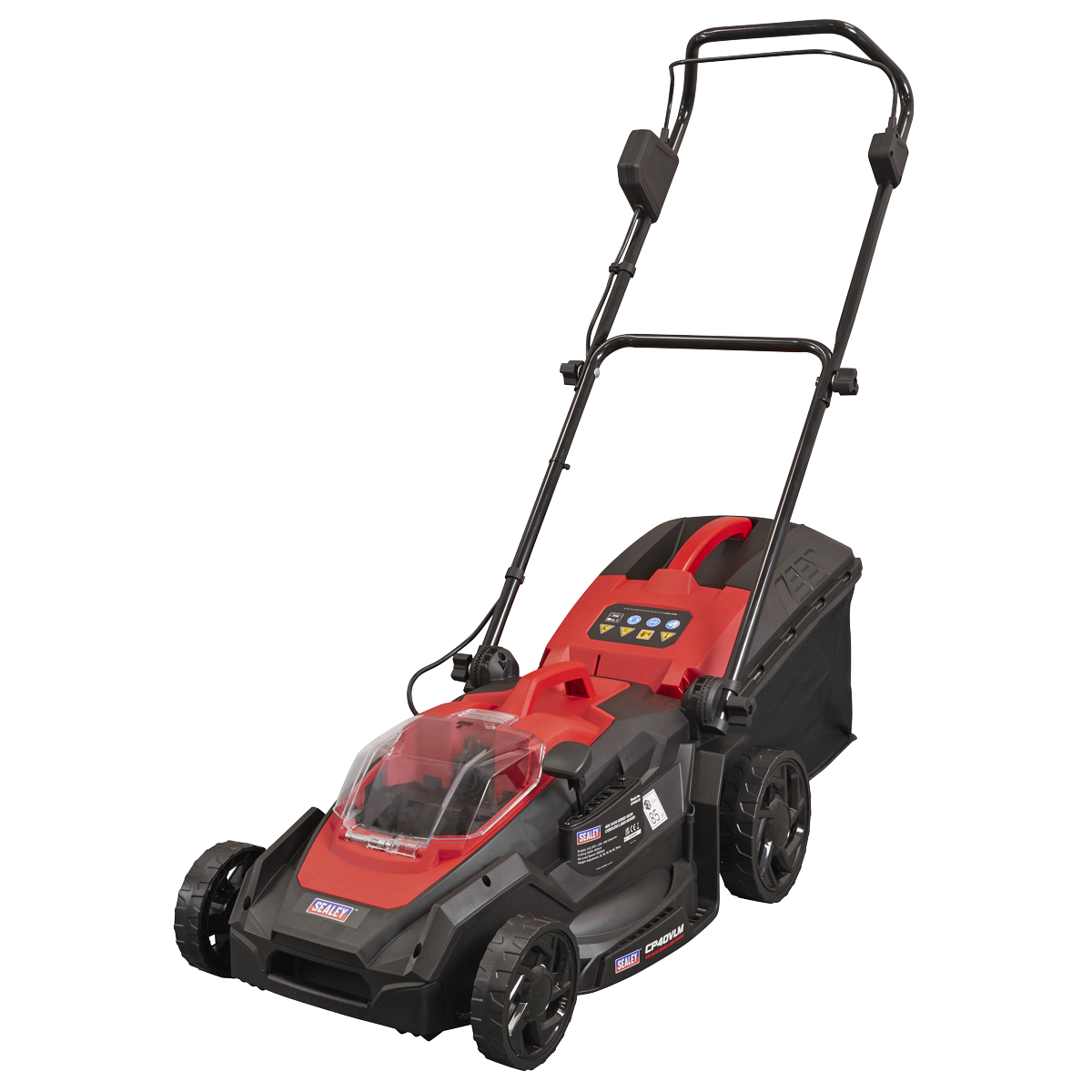 Sealey SV20 Series Cordless Lawn Mower Kit 40V 4Ah 40cm 40L Bag CP40VLMKIT
