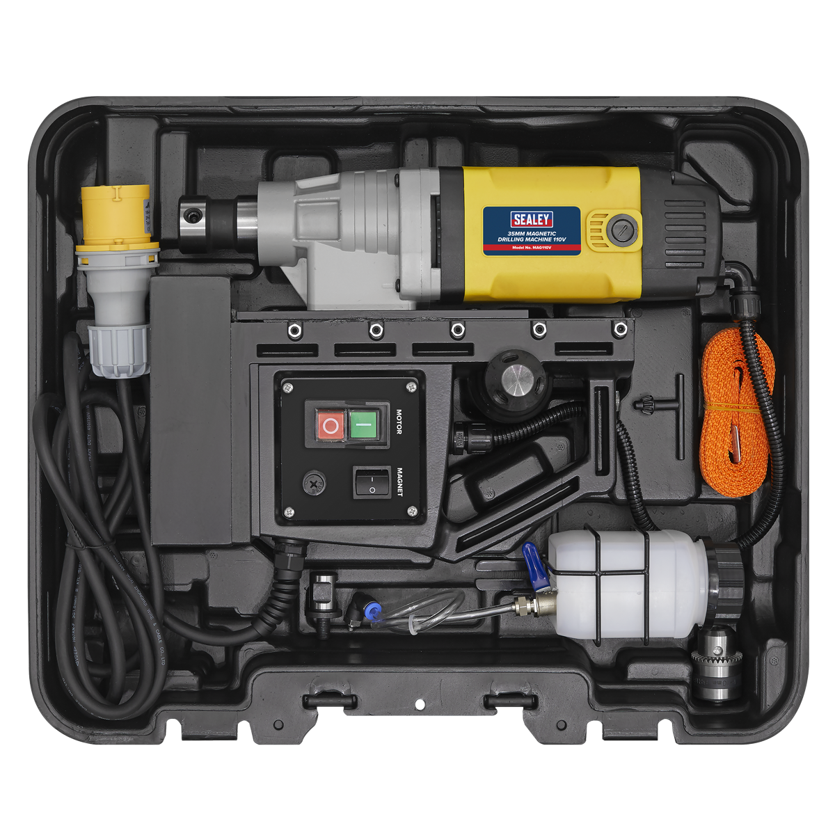 Sealey Magnetic Drilling Machine Lightweight & Compact 35mm 110V MAG110V