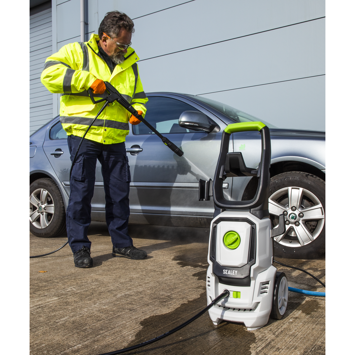 Sealey Pressure Washer 130bar 420L/hr With TSS & Rotablast Nozzle PW1860