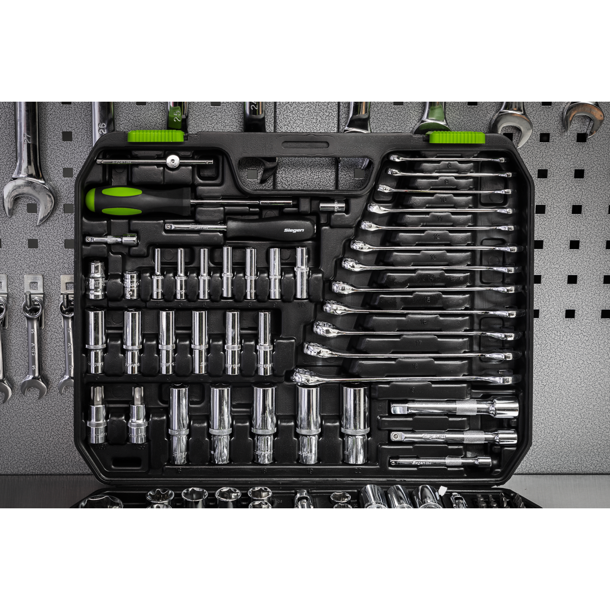 Sealey 1/4" 3/8" 1/2" Square Drive WallDrive Metric Socket Set 219 Pieces S01212