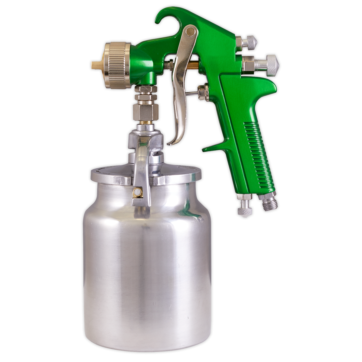 Sealey Suction Feed Spray Gun 2.5mm Set-Up Maintenance Tools Included S725